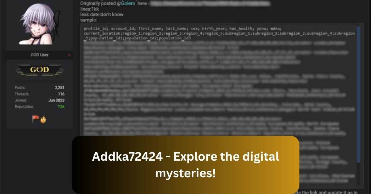 Addka72424 - Explore the digital mysteries!