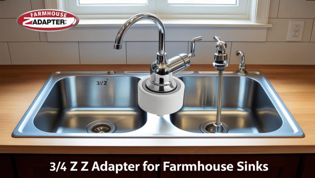 Can I Use A farm house kitchen sink 34 z adapter With Any Sink?