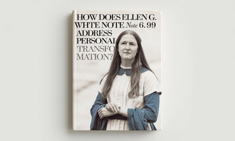 How Does Ellen G. White Note 6.99 Address Personal Transformation?