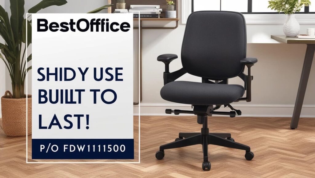 How durable is the BestOffice PO FDW11500 office chair?