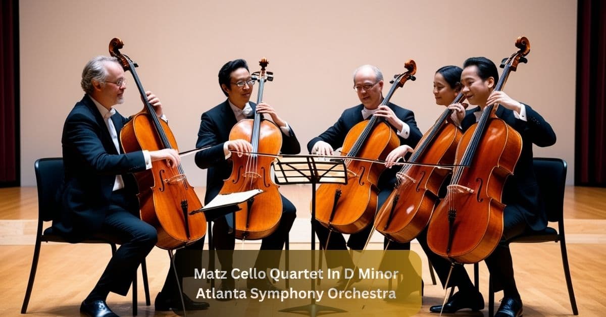 Matz Cello Quartet In D Minor Atlanta Symphony Orchestra!